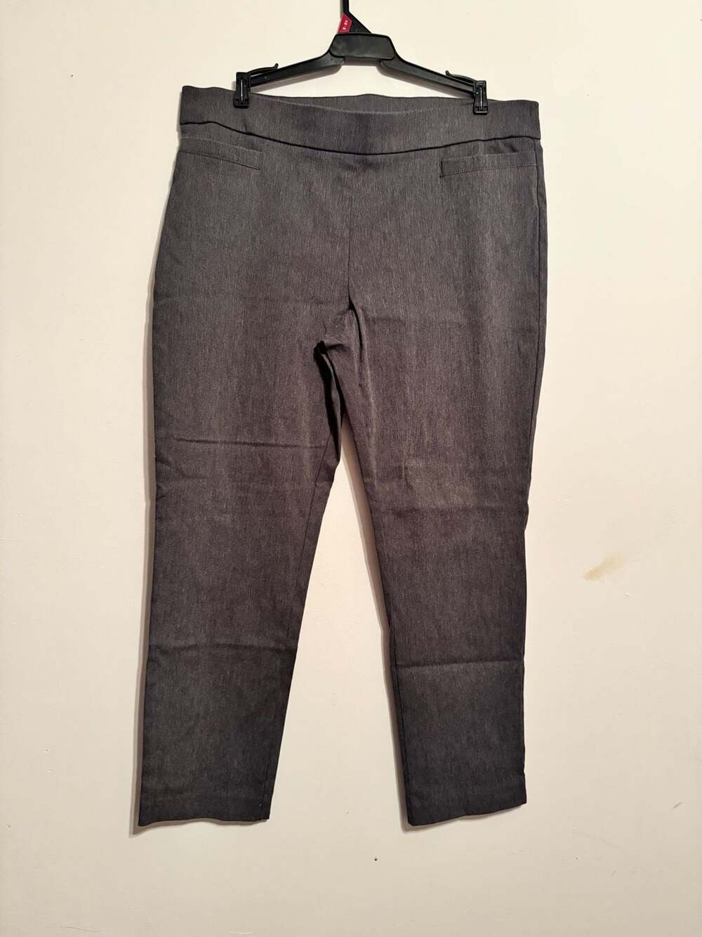 Kim Rogers Women's Gray Pull-On Dress Pants Size 18